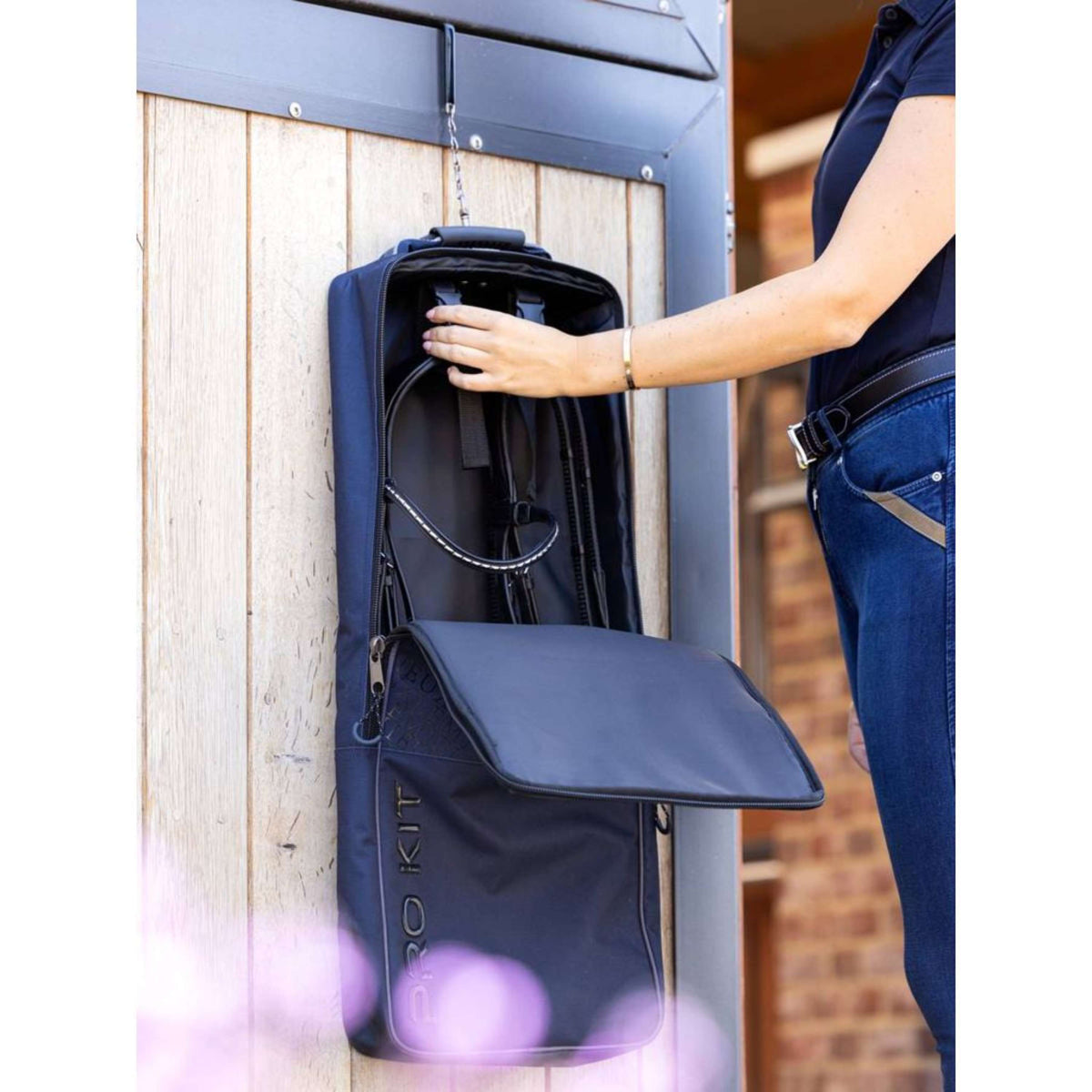 LeMieux Borsa per testiera Elite Pro Blu