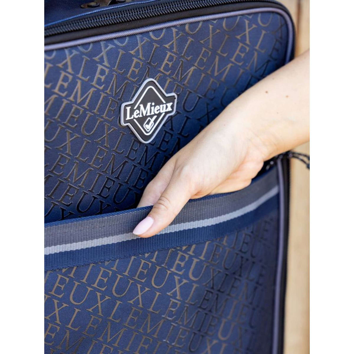 LeMieux Borsa per testiera Elite Pro Blu