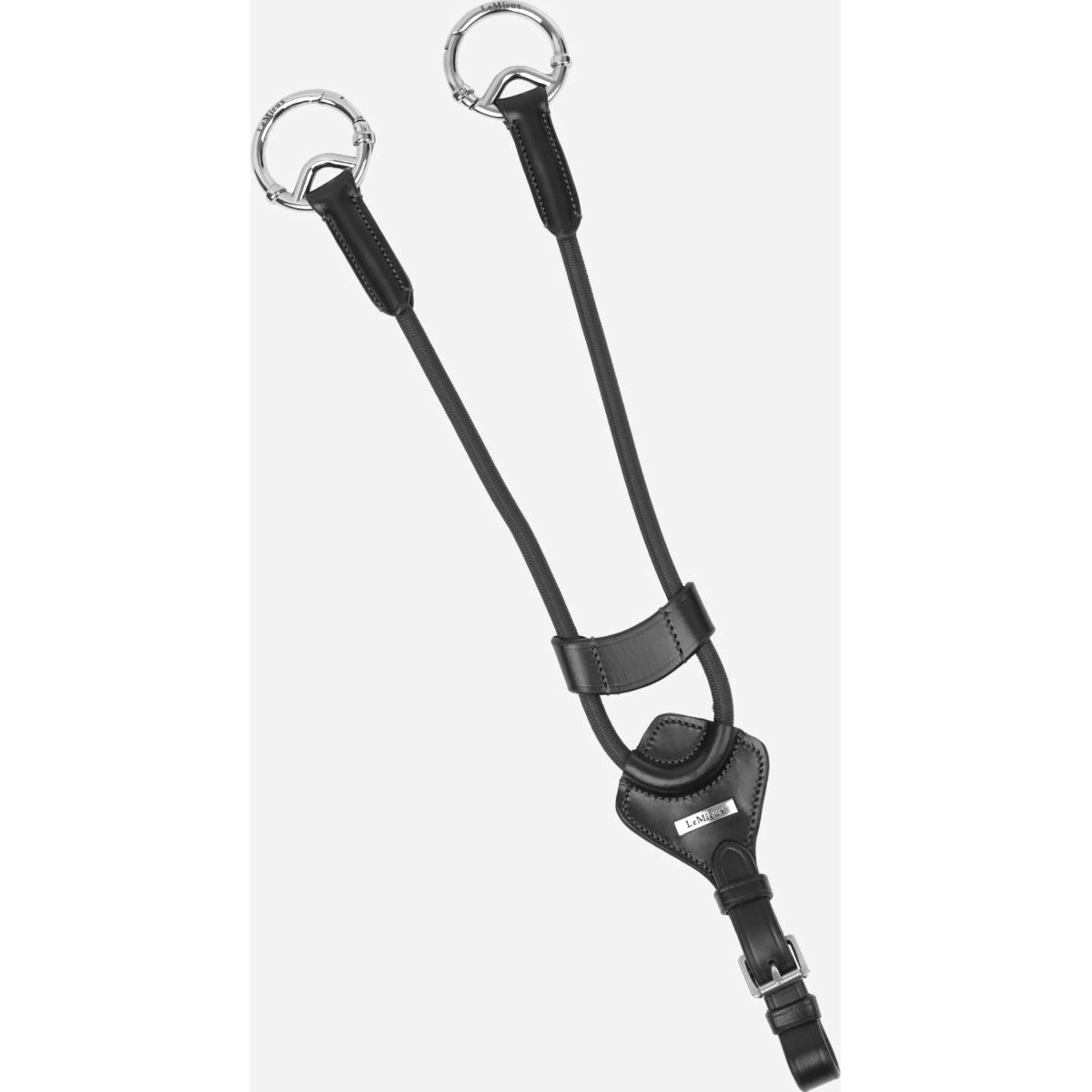LeMieux Forcella martingala Elastic Nero Argento LeMieux Forcella martingala Elastic Nero Argento