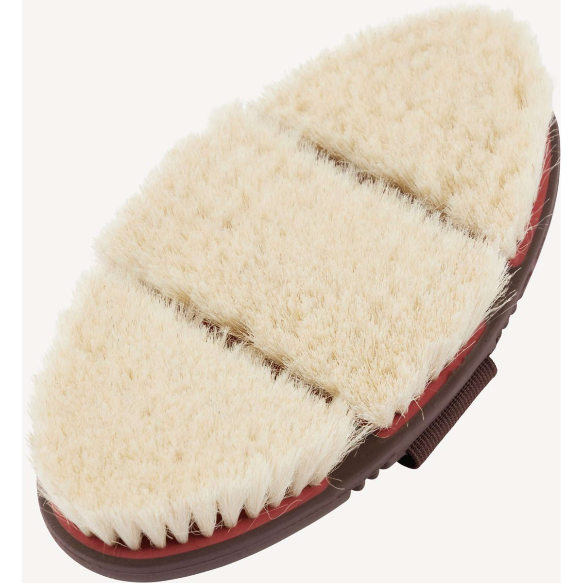 LeMieux Spazzola Flexi Pelo di Capra Cranberry