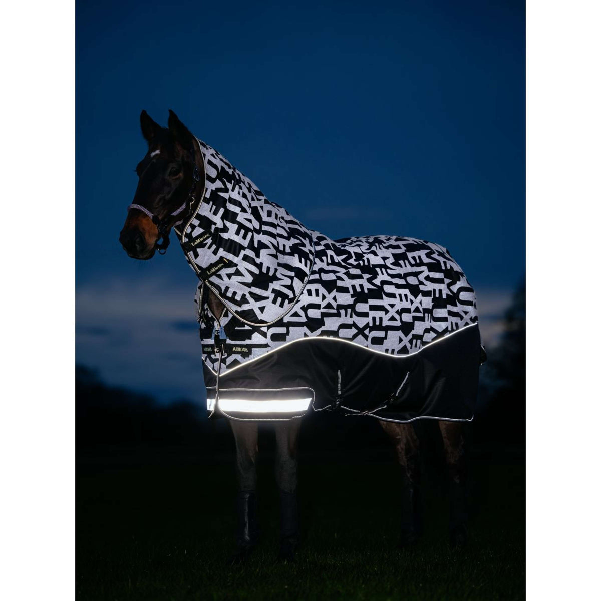LeMieux Tappeto da Esterno Arika Reflective 100g Nero