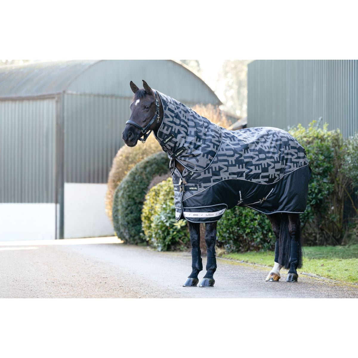 LeMieux Tappeto da Esterno Arika Reflective 100g Nero