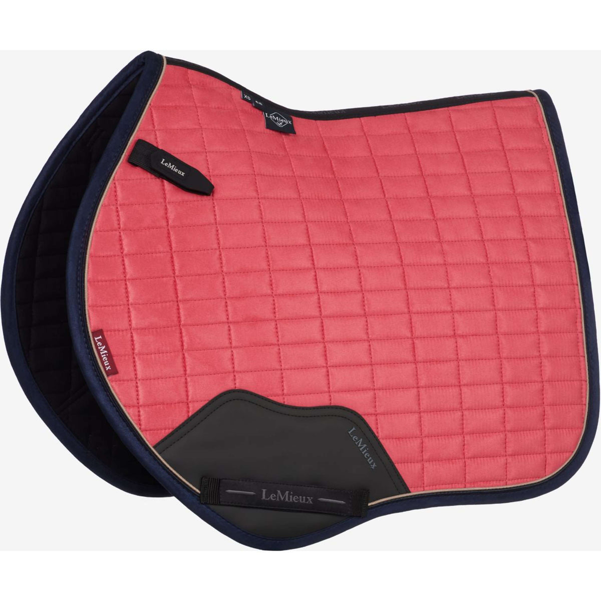 LeMieux Sottosella Mini Suede saltando Cranberry
