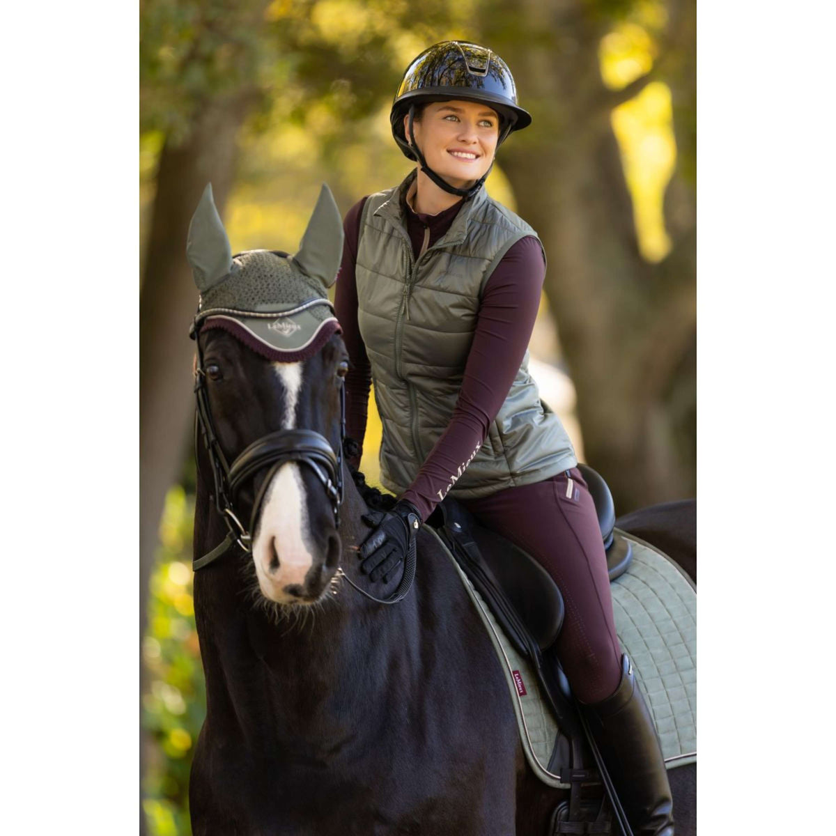 LeMieux Sottosella Suede Dressage Rosemary