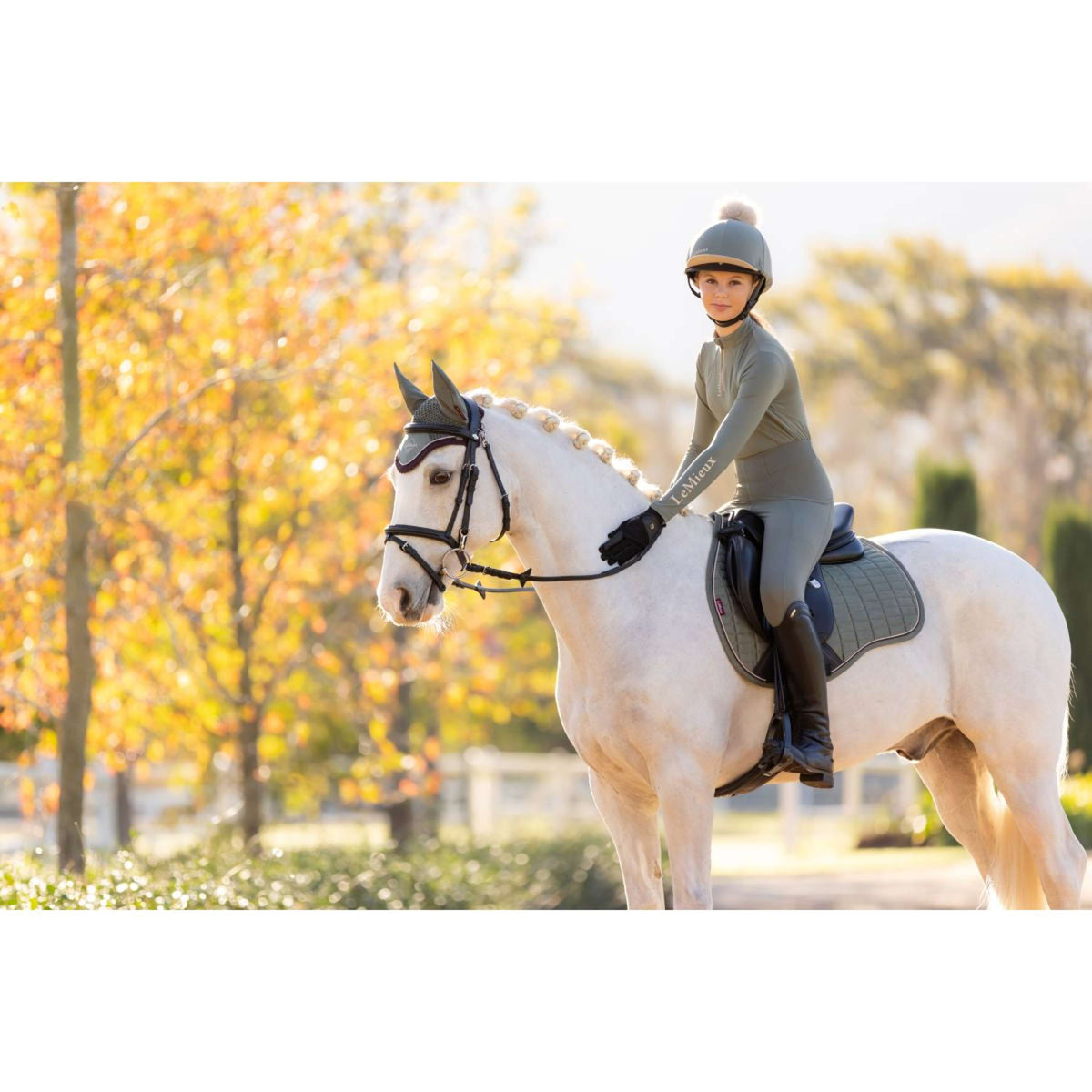 LeMieux Sottosella Suede Uso generale Rosemary