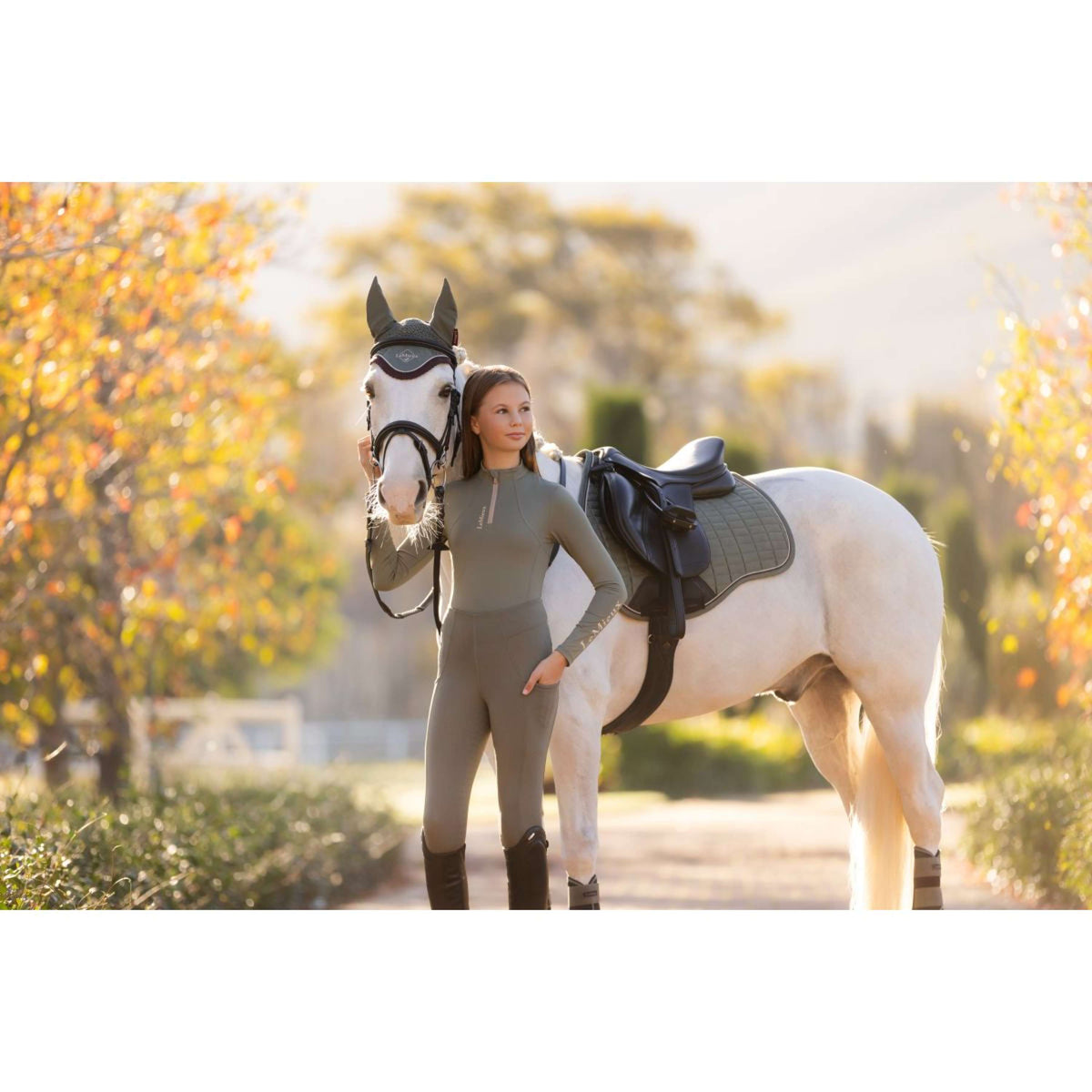 LeMieux Sottosella Suede Uso generale Rosemary