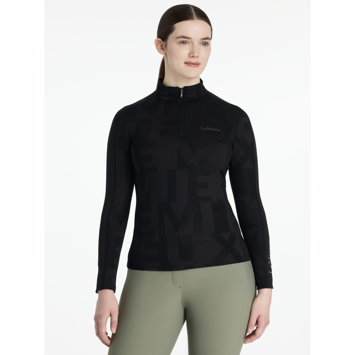 LeMieux Strato di base Hazel Jacquard Nero