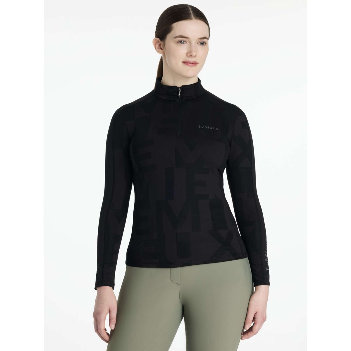 LeMieux Strato di base Hazel Jacquard Nero