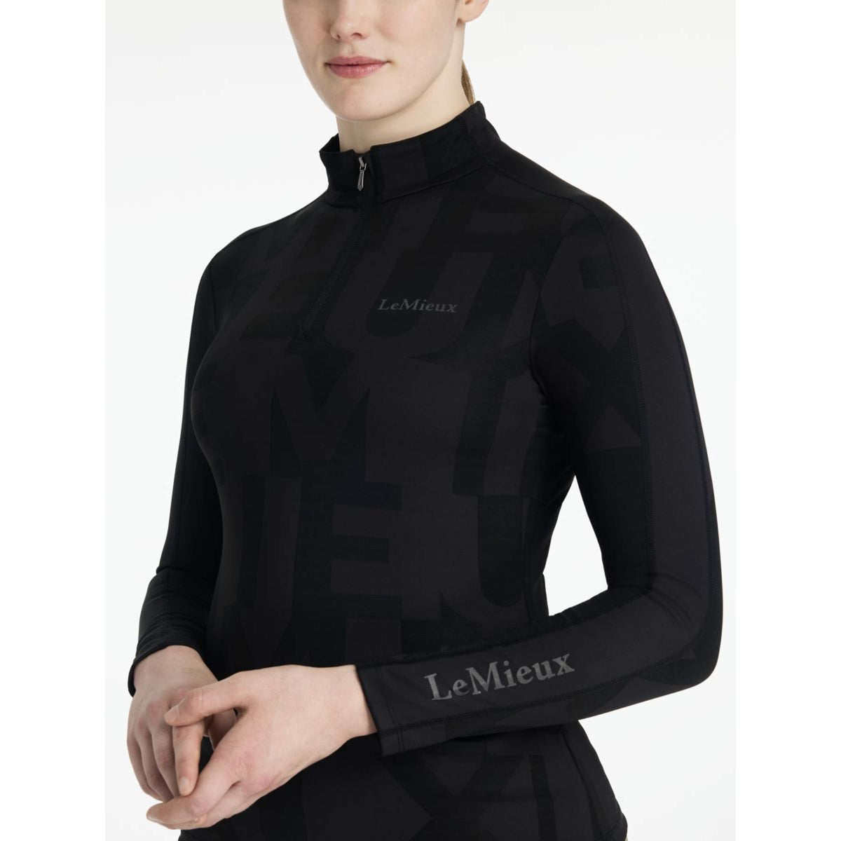 LeMieux Strato di base Hazel Jacquard Nero