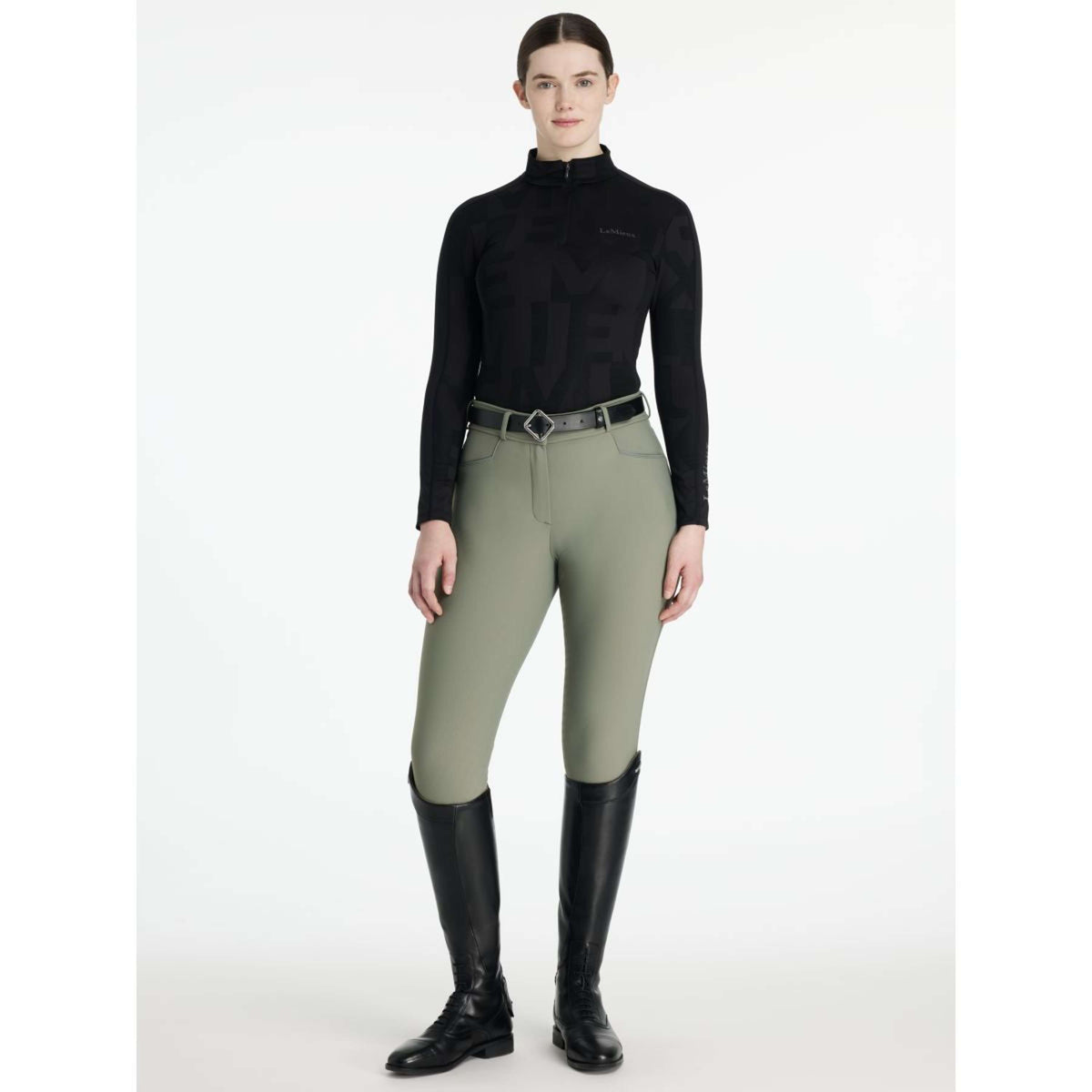 LeMieux Strato di base Hazel Jacquard Nero