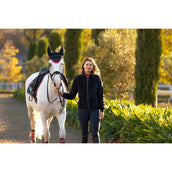LeMieux Felpa con cappuccio e zip Liberty Fleece Navy