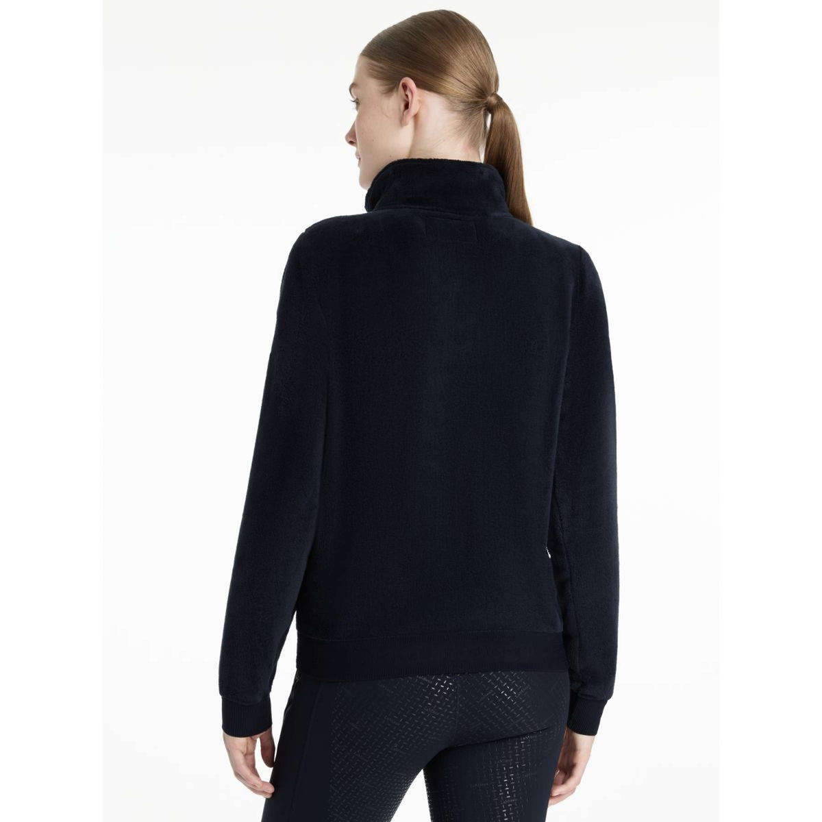 LeMieux Felpa con cappuccio e zip Liberty Fleece Navy