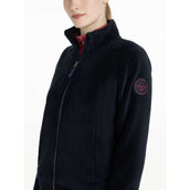 LeMieux Felpa con cappuccio e zip Liberty Fleece Navy