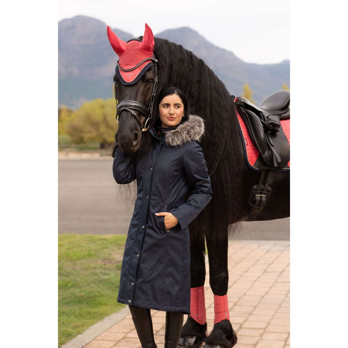 LeMieux Giacca Anya Waterproof Lungo Navy