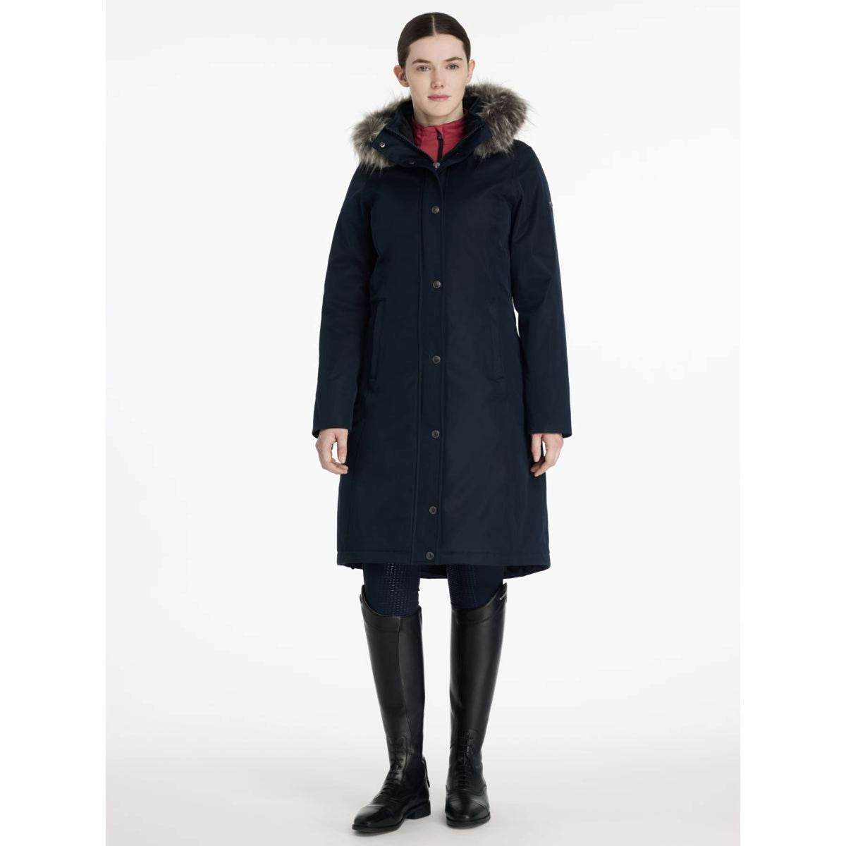LeMieux Giacca Anya Waterproof Lungo Navy