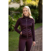 LeMieux Felpa con cappuccio e zip Dynamique Damson