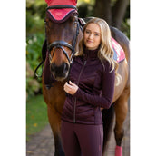 LeMieux Felpa con cappuccio e zip Dynamique Damson