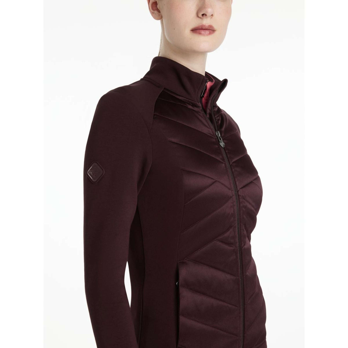 LeMieux Felpa con cappuccio e zip Dynamique Damson