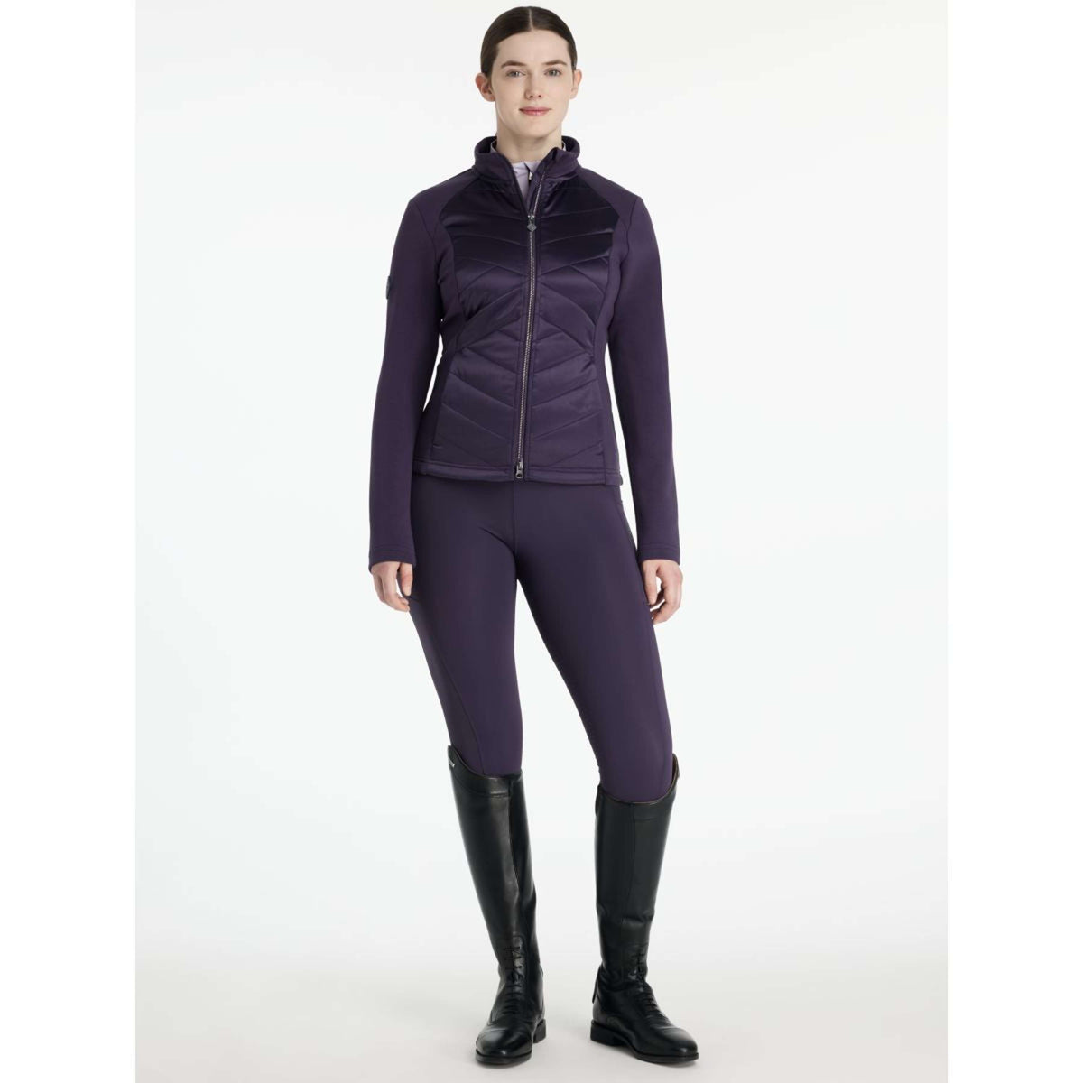 LeMieux Felpa con cappuccio e zip Dynamique Juniper