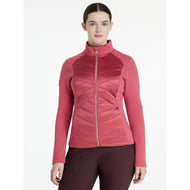 LeMieux Felpa con cappuccio e zip Dynamique Cranberry