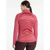 LeMieux Felpa con cappuccio e zip Dynamique Cranberry