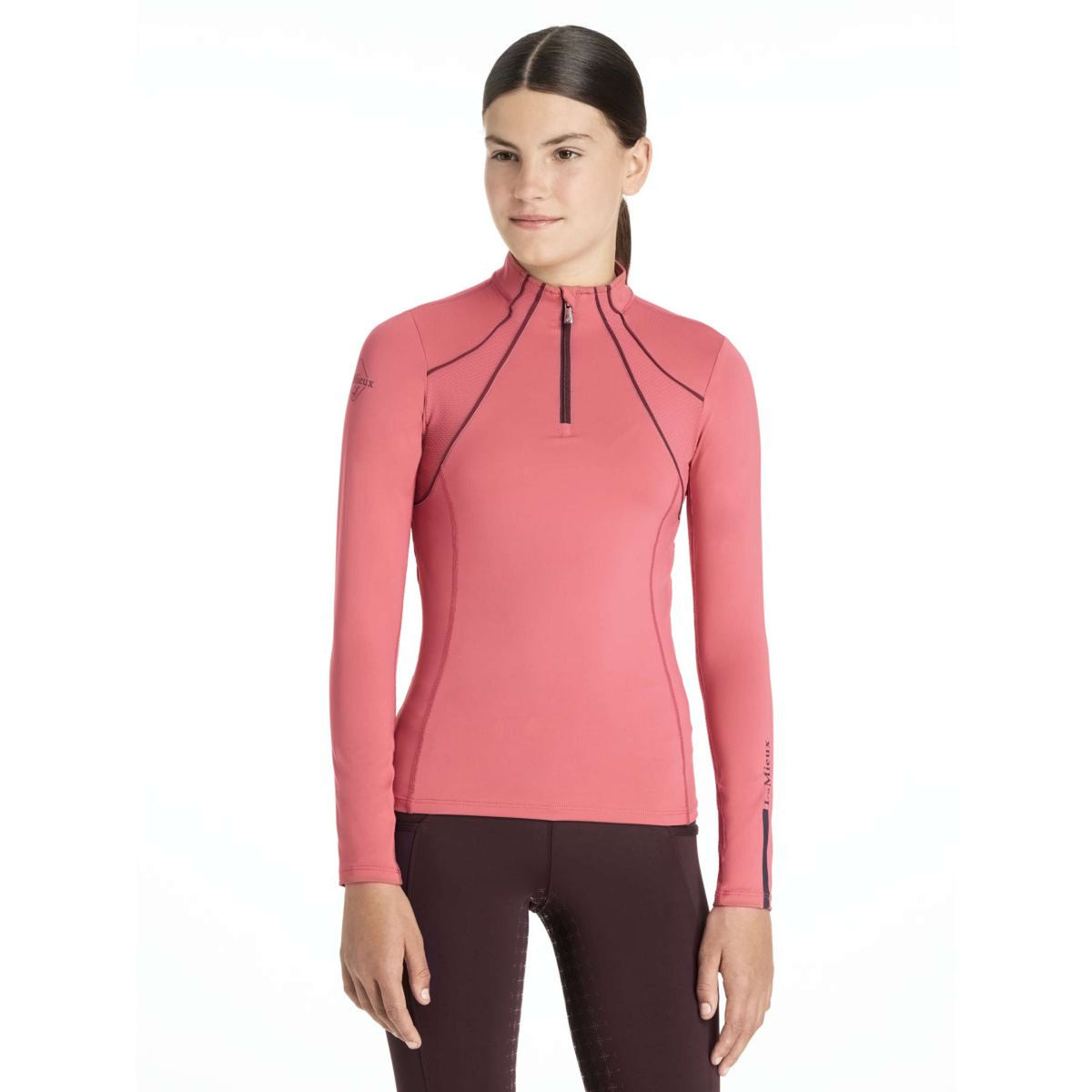 LeMieux Strato di base Young Rider Mia Mesh Cranberry