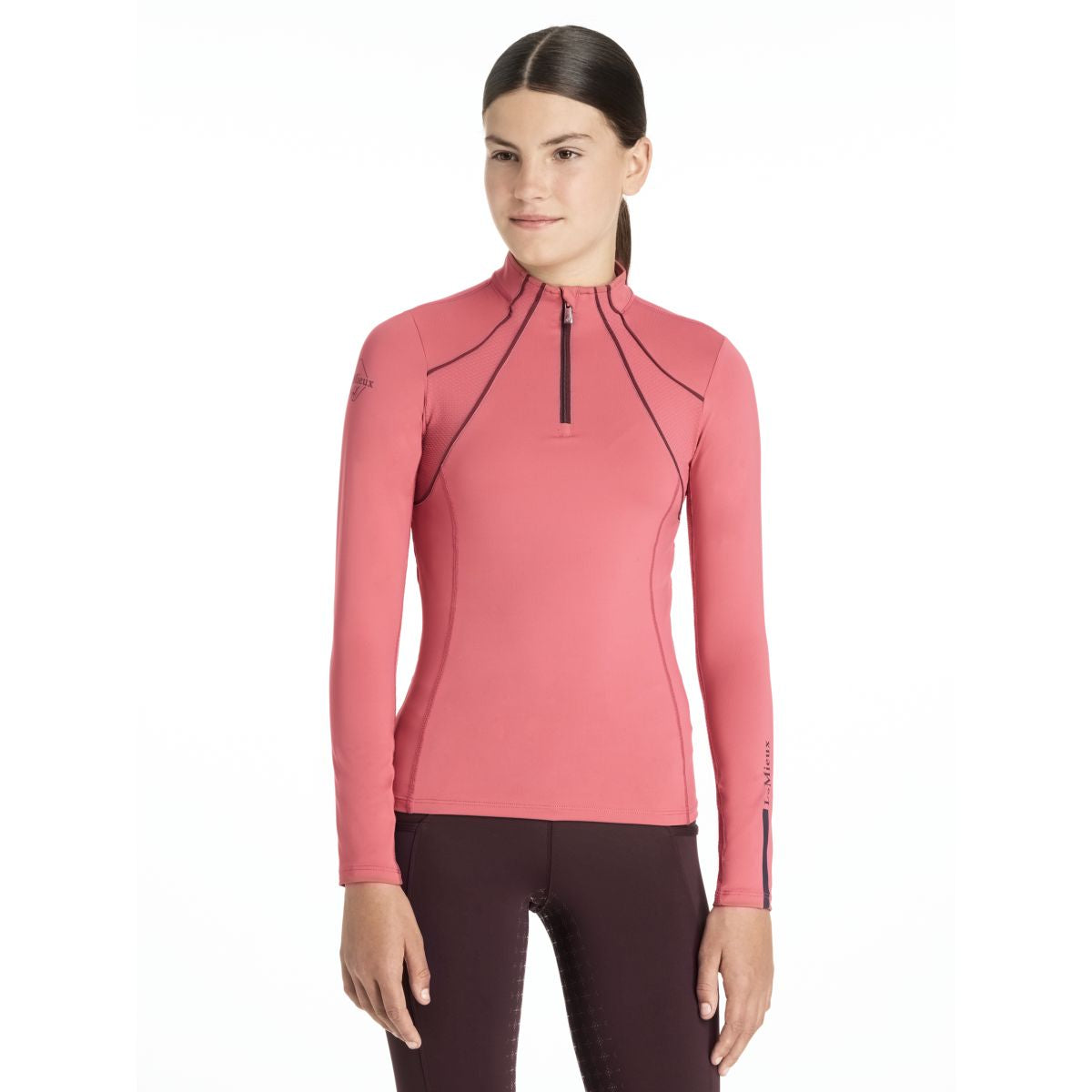 LeMieux Strato di base Young Rider Mia Mesh Cranberry
