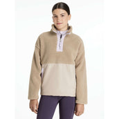 LeMieux Maglione Young Rider Tammy Teddy Fleece Almond