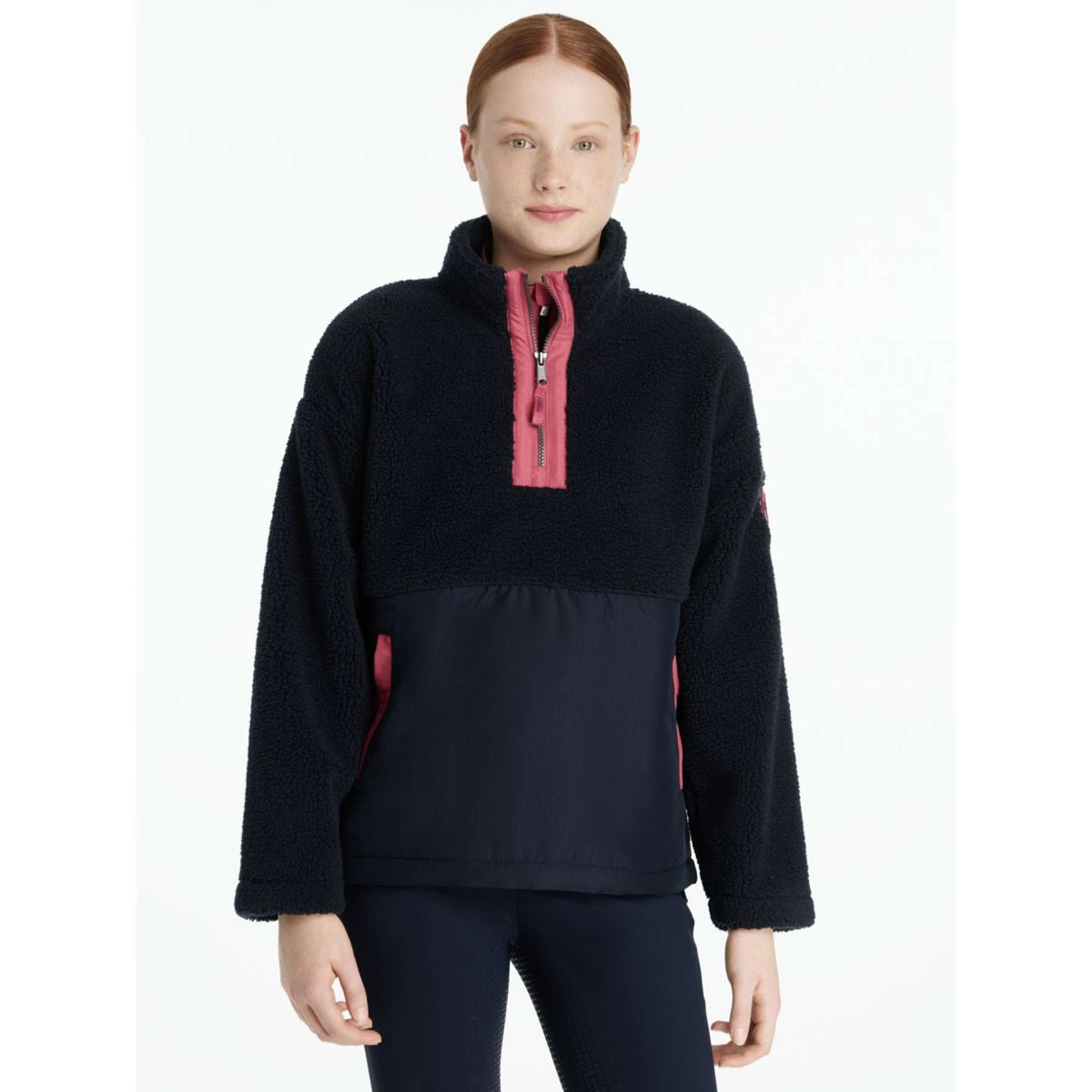 LeMieux Maglione Young Rider Tammy Teddy Fleece Navy
