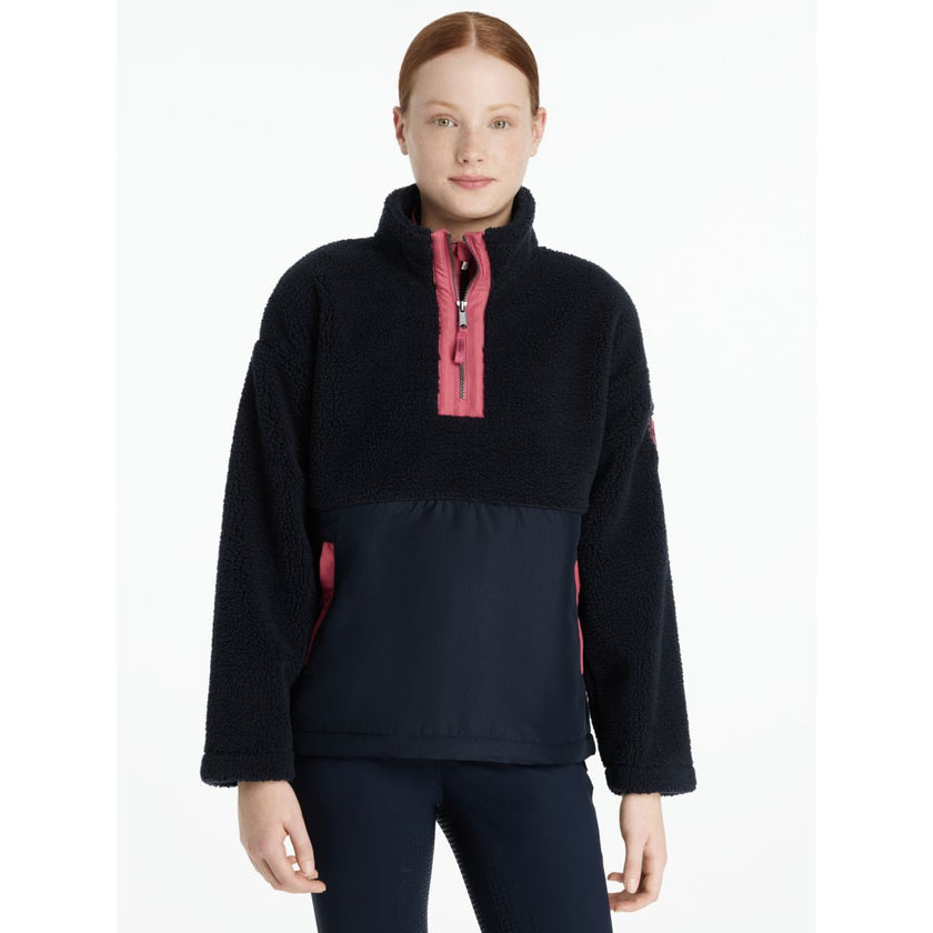 LeMieux Maglione Young Rider Tammy Teddy Fleece Navy LeMieux Maglione Young Rider Tammy Teddy Fleece Navy