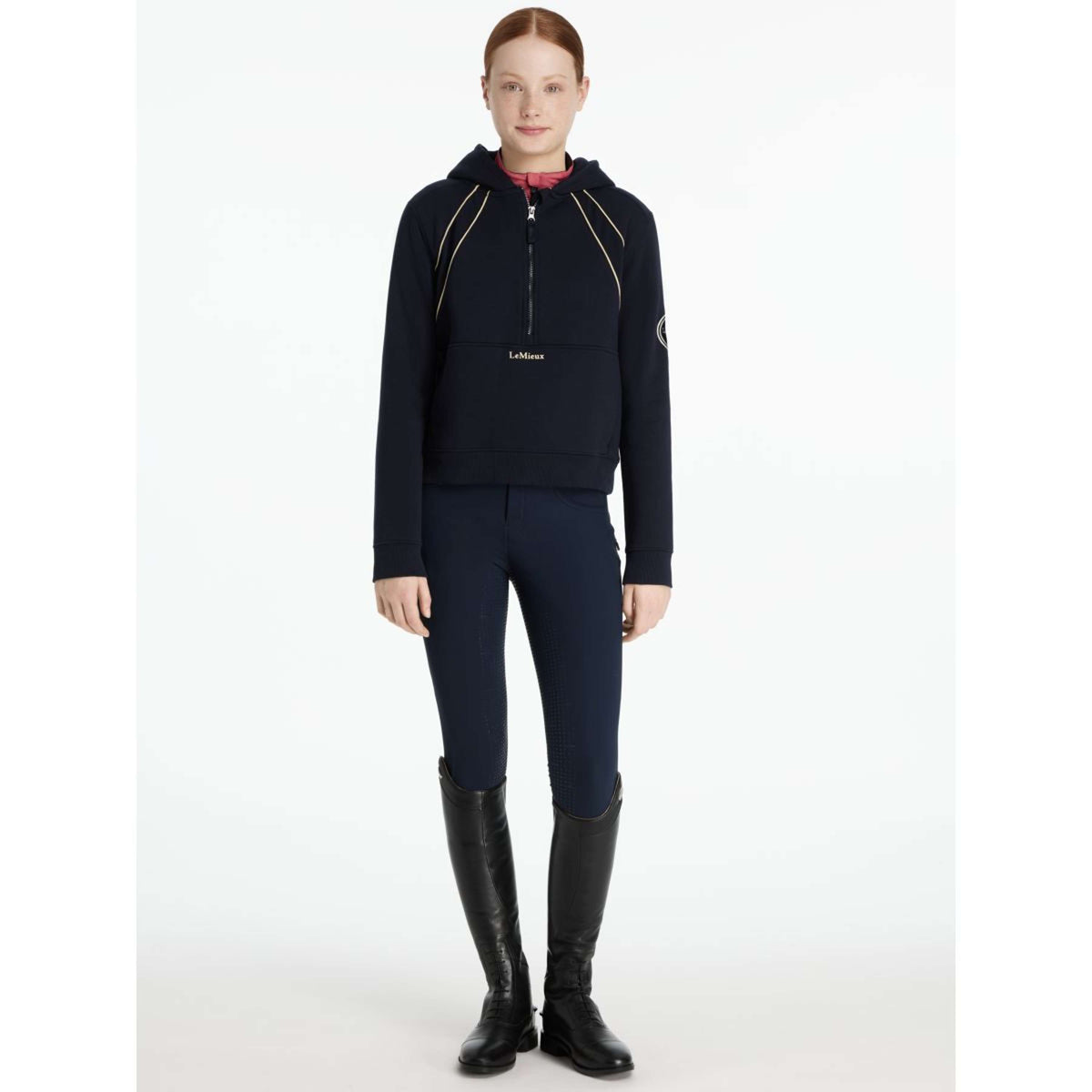 LeMieux Felpa con cappuccio Young Rider Hettie Navy