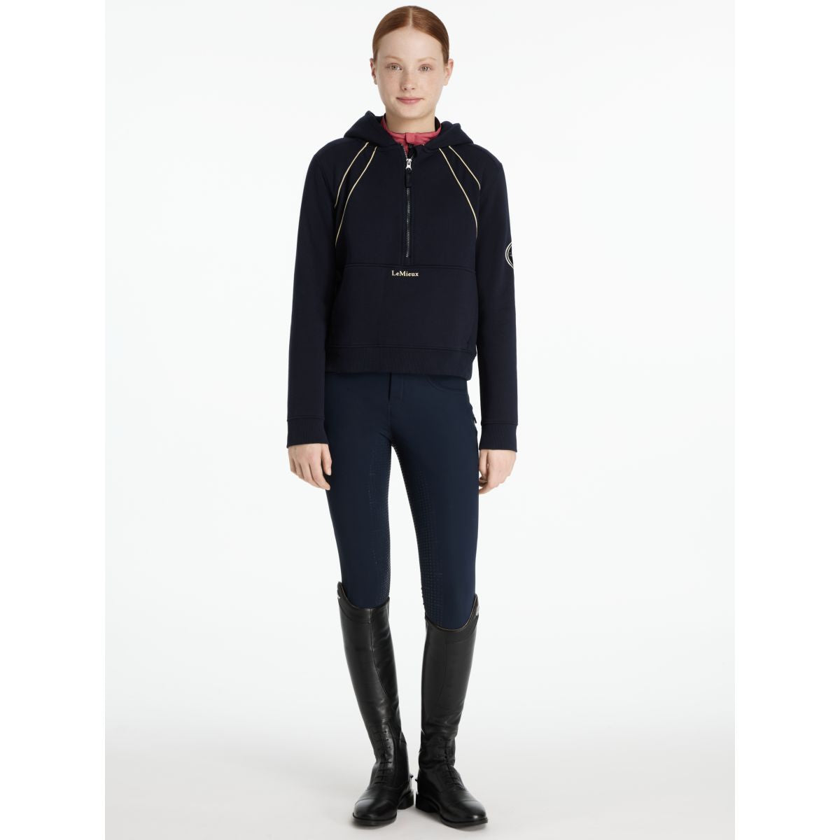 LeMieux Felpa con cappuccio Young Rider Hettie Navy