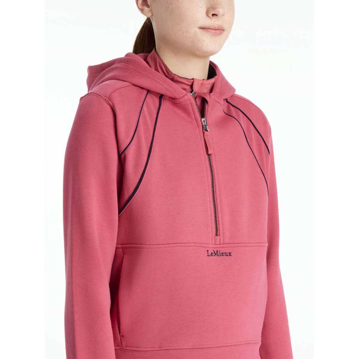 LeMieux Felpa con cappuccio Young Rider Hettie Cranberry
