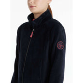 LeMieux Felpa con cappuccio e zip Young Rider Libby Fleece Navy
