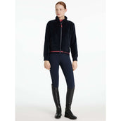 LeMieux Felpa con cappuccio e zip Young Rider Libby Fleece Navy