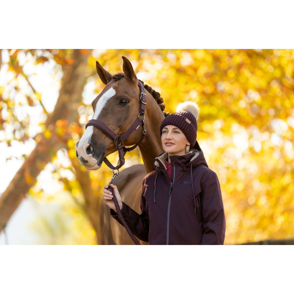 LeMieux Beanie Clara Rib Damson