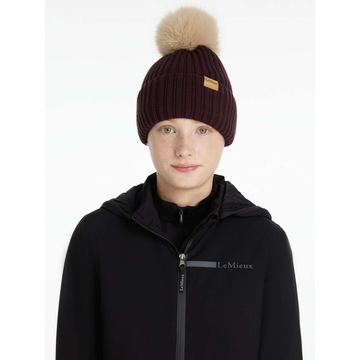 LeMieux Beanie Clara Rib Damson