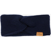 LeMieux Fascia per capelli Clara Rib Knot Navy