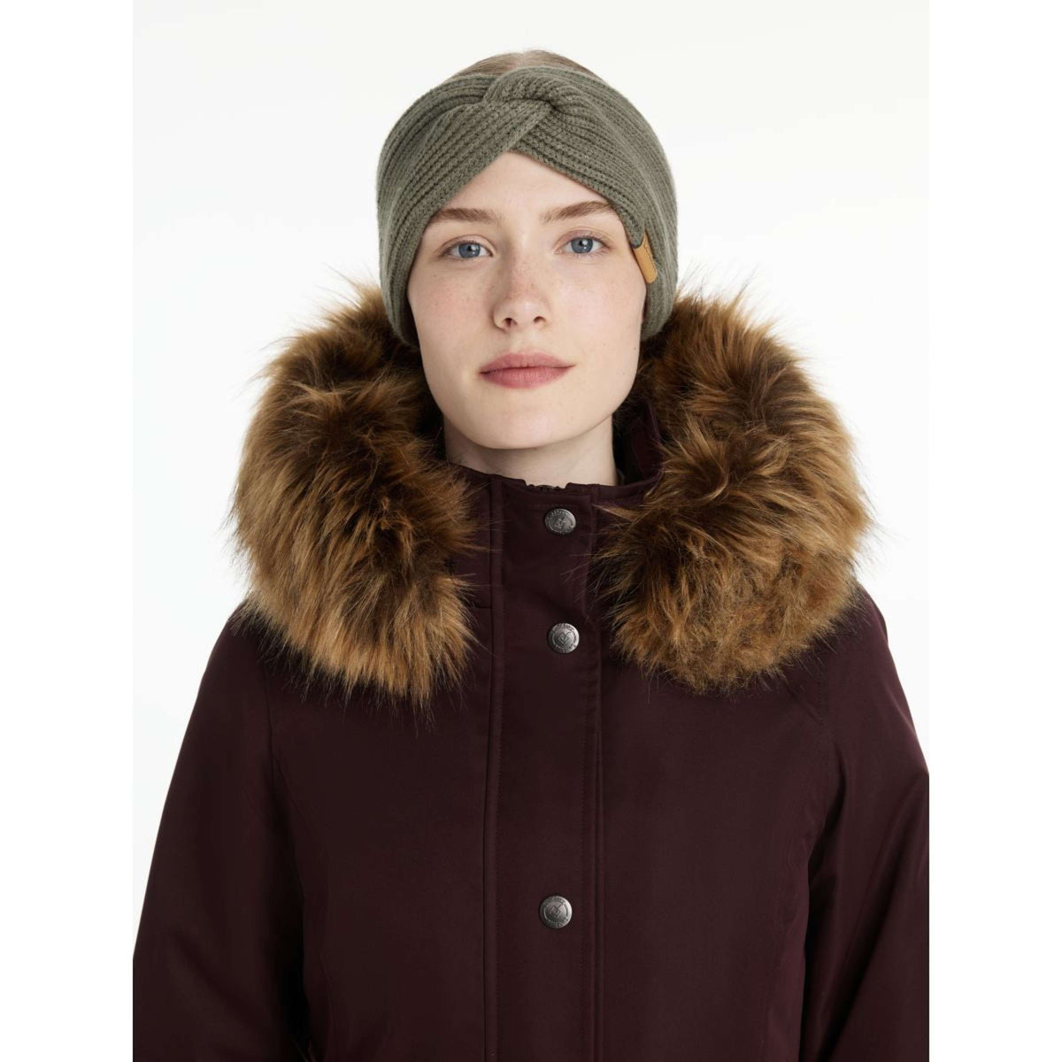 LeMieux Fascia per capelli Clara Rib Knot Rosemary