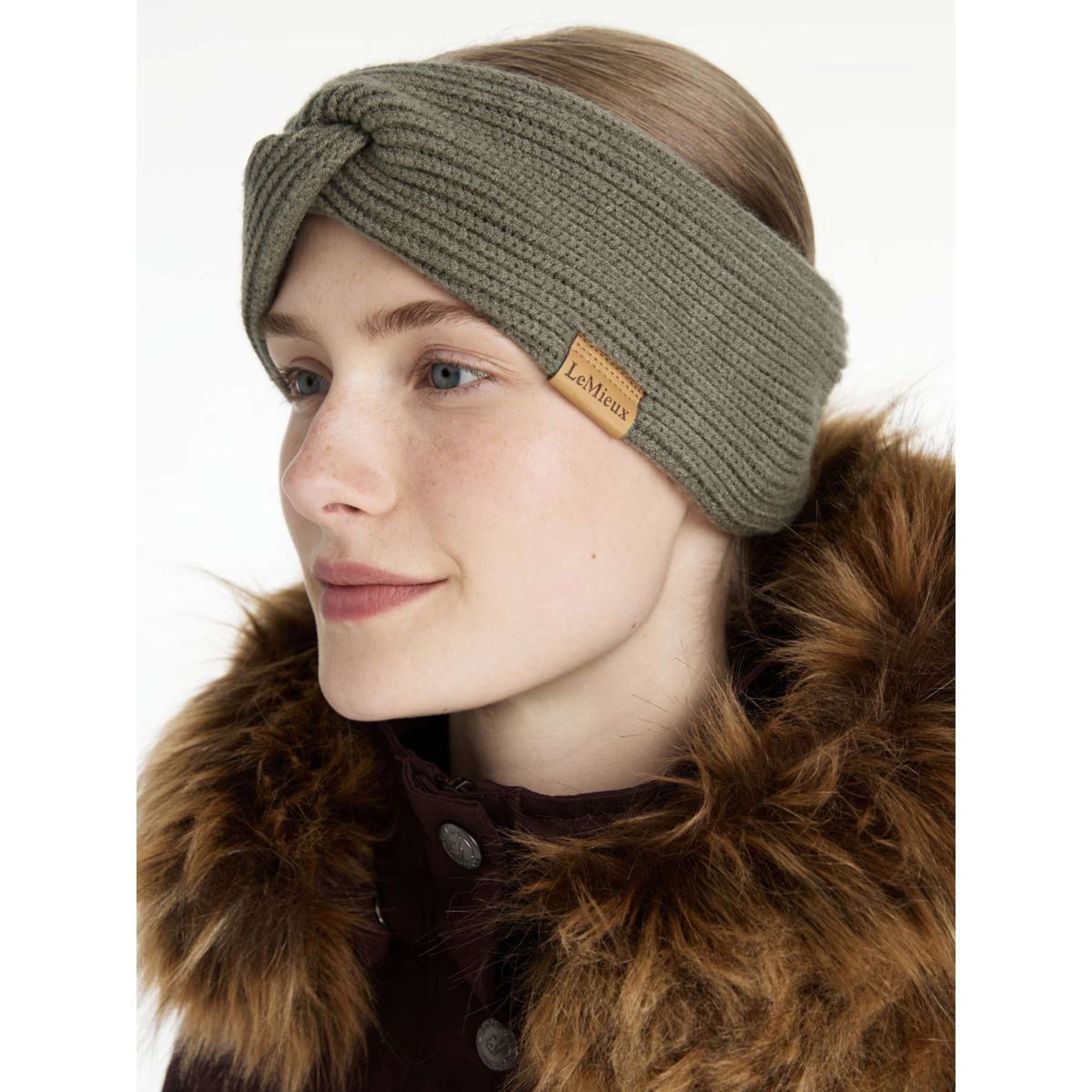 LeMieux Fascia per capelli Clara Rib Knot Rosemary