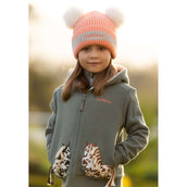 LeMieux Beanie Mini Double Pom Bambini Peach Punch