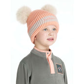 LeMieux Beanie Mini Double Pom Bambini Peach Punch