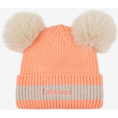 LeMieux Beanie Mini Double Pom Bambini Peach Punch