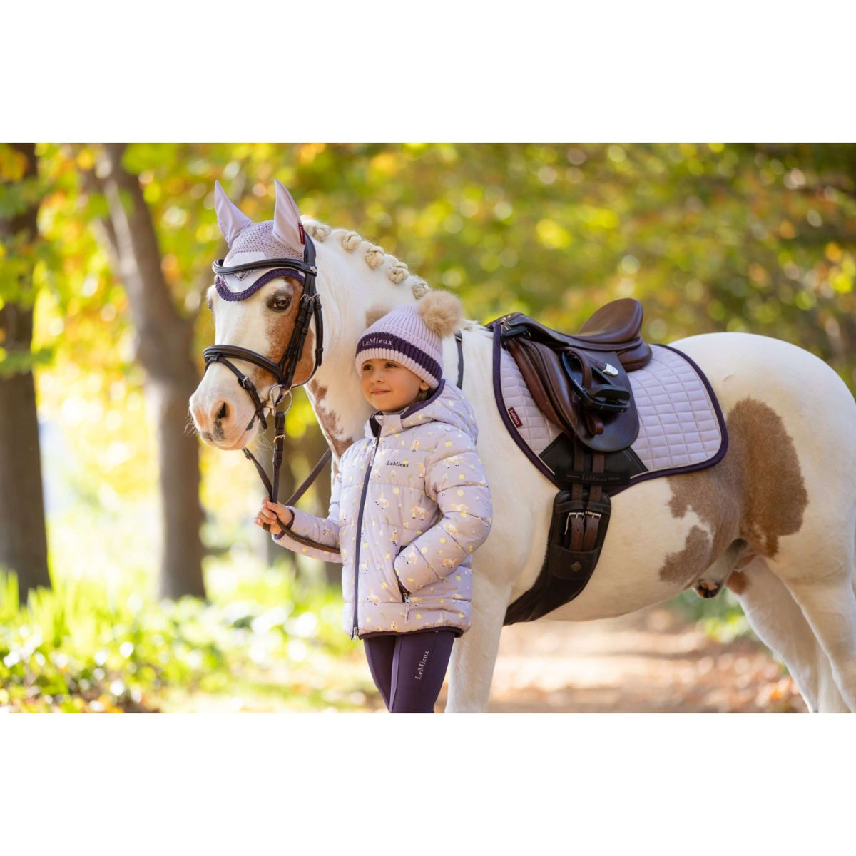 LeMieux Giacca Mini Printed Lilo Bambini Lilla