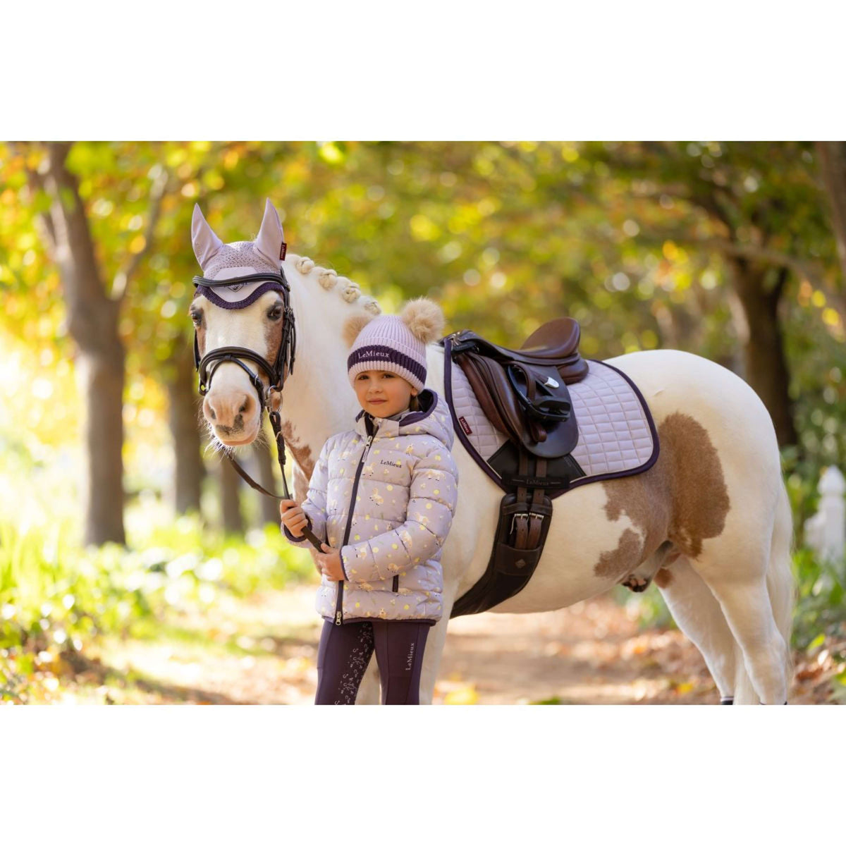 LeMieux Giacca Mini Printed Lilo Bambini Lilla