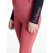 LeMieux Leggings da Equitazione Mini Full Grip Bambini Cranberry