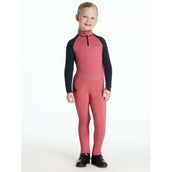 LeMieux Leggings da Equitazione Mini Full Grip Bambini Cranberry