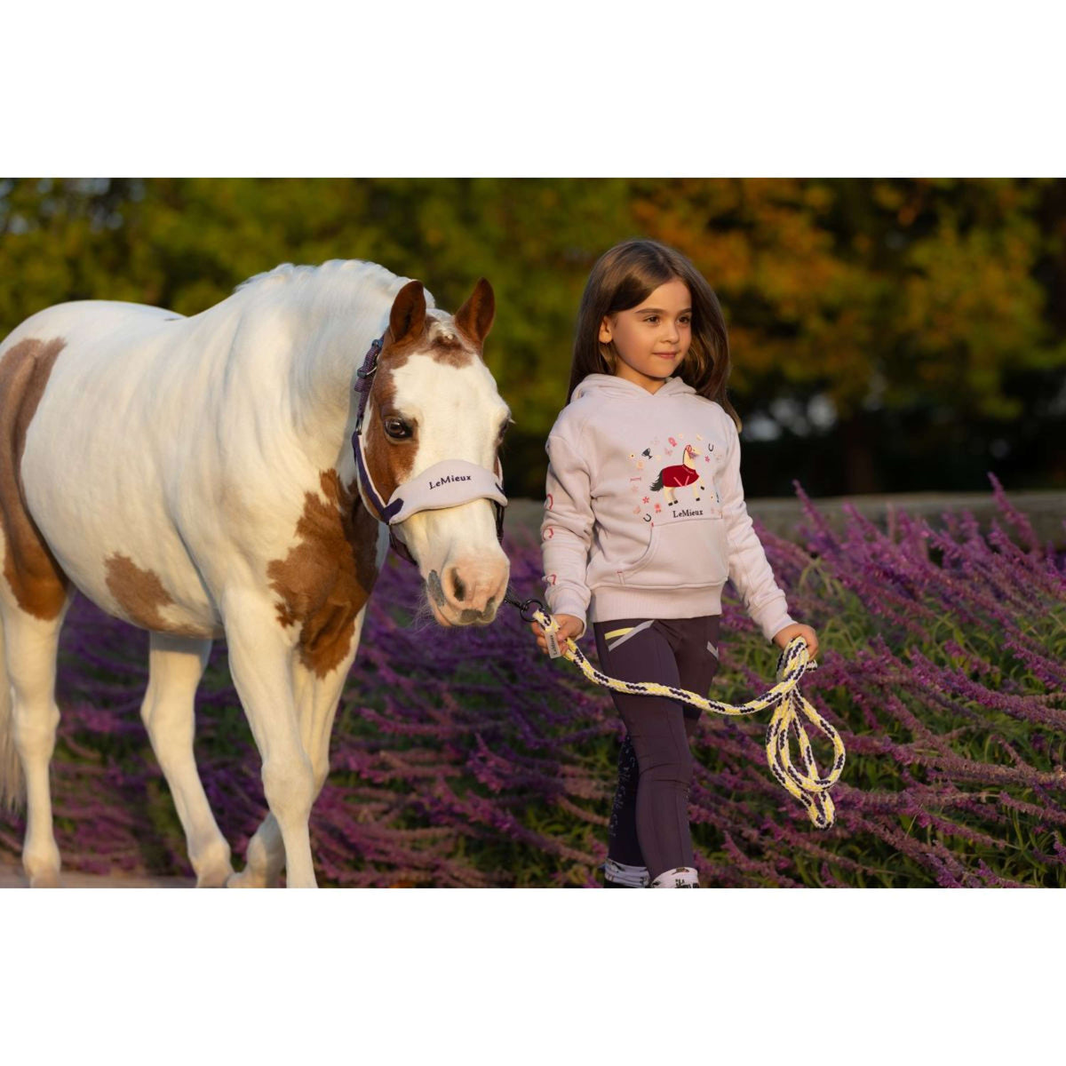 LeMieux Felpa con cappuccio Mini Romi Bambini Lilla
