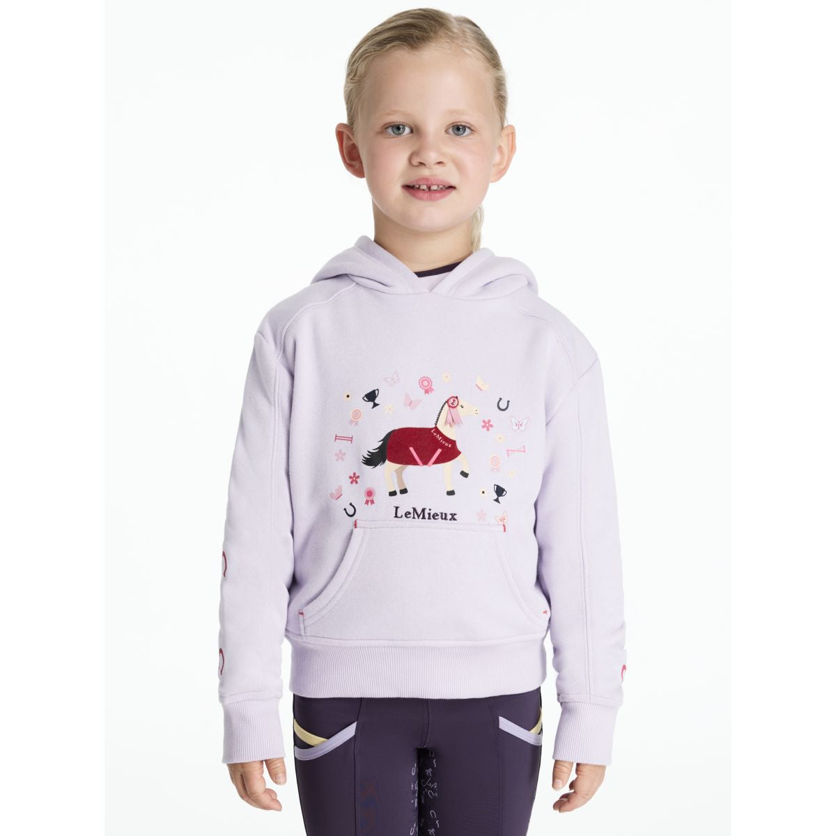 LeMieux Felpa con cappuccio Mini Romi Bambini Lilla