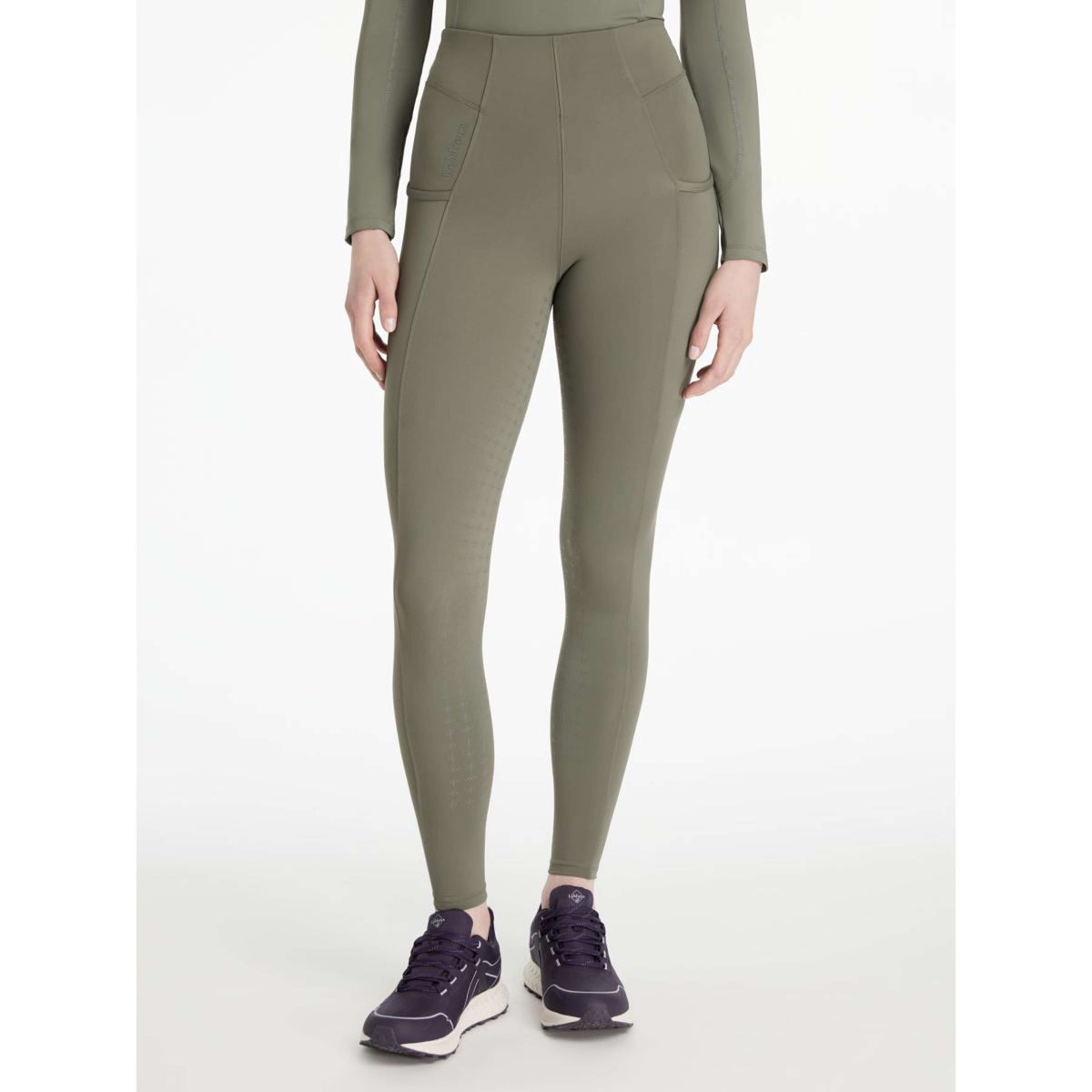 LeMieux Leggings da Equitazione Naomi Rosemary